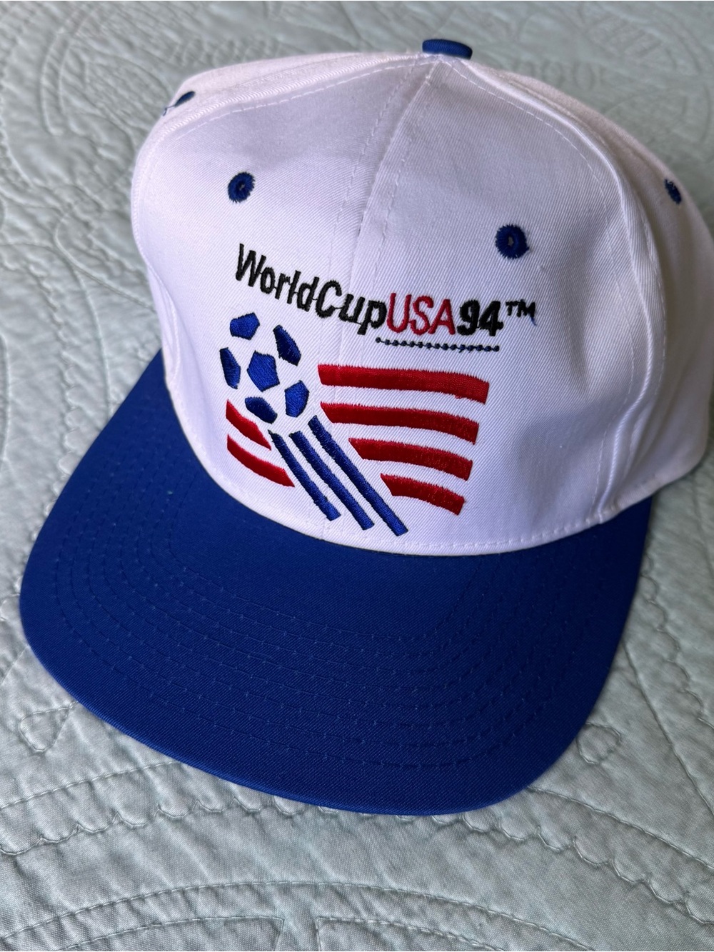 World Cup USA 94 Youth White & Blue Hat